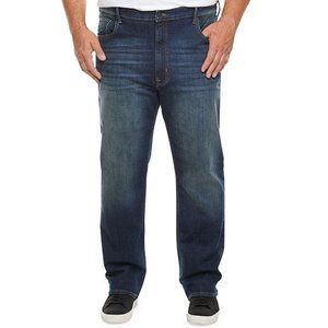 Straight Fit Blue Jeans 50x32 Nwt 